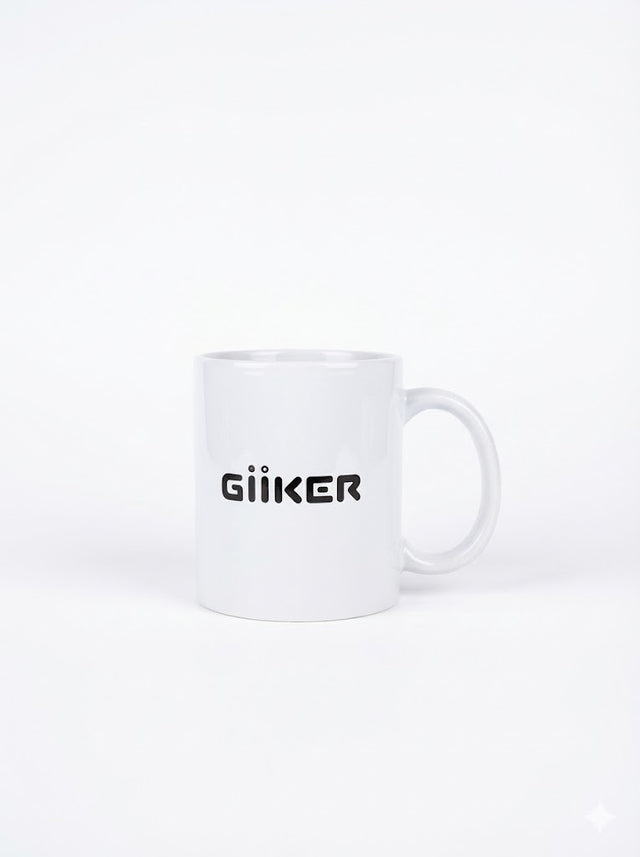 GiiKER Classic White Ceramic Coffee Mug