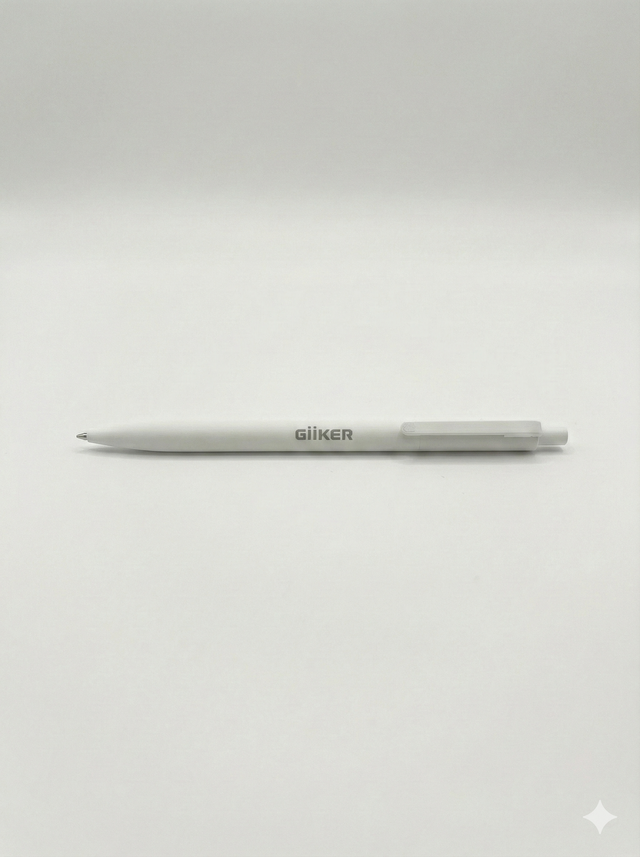 GiiKER Retractable Ballpoint Pens, Classic White Barrel